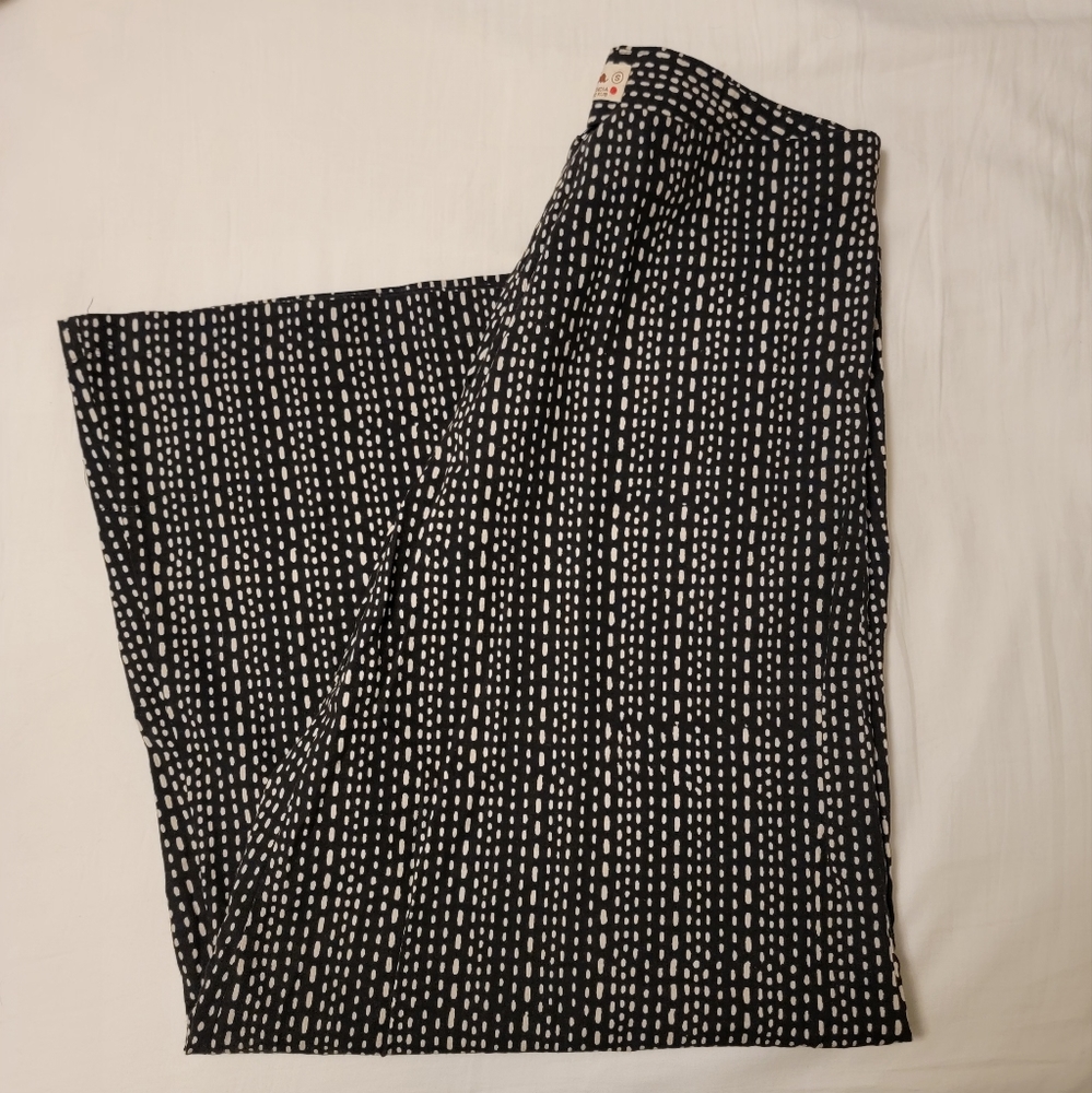 fabindia wide leg cotton pants